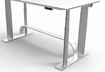 NextDesk Air Aluminum Office Desk