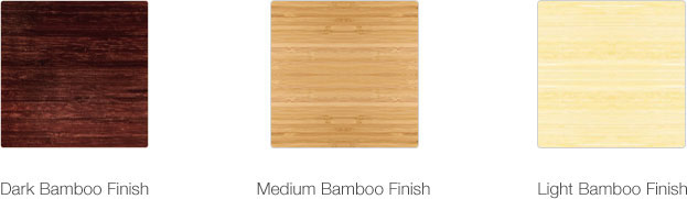 available bamboo finishes