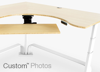 Custom Adjustable Height Desk