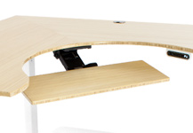 Custom desk design shape