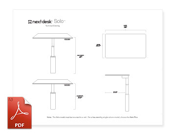 NextDesk Solo Assembly