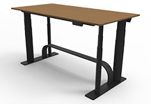 NextDesk Terra Bamboo Adjustable Height Desk